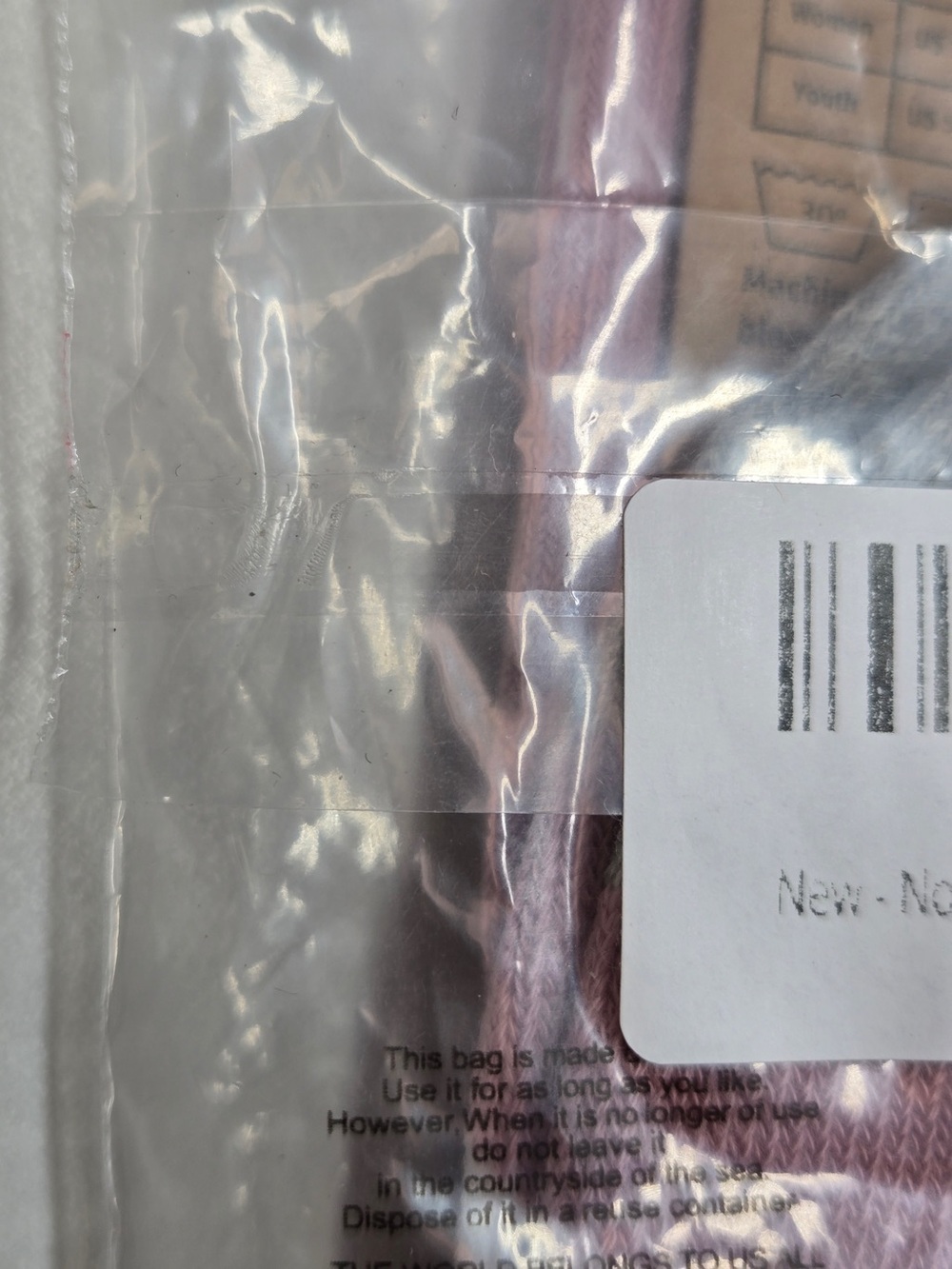 NWT NO COLD FEET Dusty Rose With White Polka Dot Socks Small 8580 - Picture 8 of 9